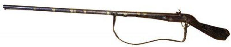 1825 ÇAKMAKLI DOLMA SAVAŞ TÜFEGİ ANTİKA K.MARAŞ VE GAZİANTEBİN KURTULUŞUNDA KULANILMIŞ SÜTÇÜ İMAMIN 