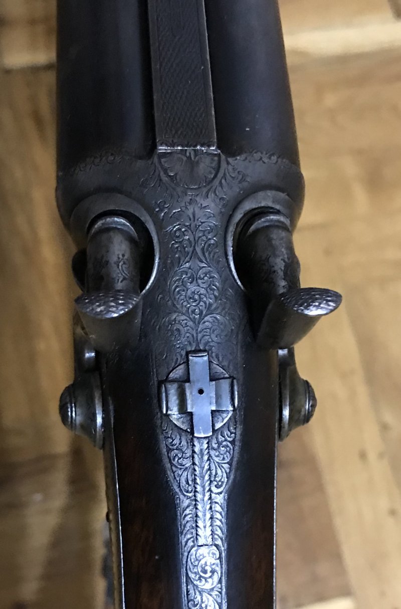 1886 VİYANA ELYAPIMI ANTİKA YİVLİ ÇİFTE