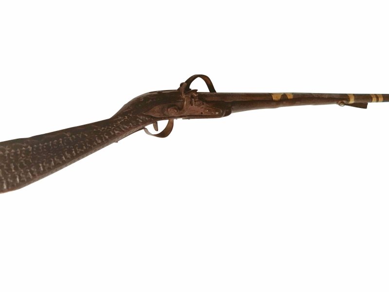 1825 ÇAKMAKLI DOLMA SAVAŞ TÜFEGİ ANTİKA K.MARAŞ VE GAZİANTEBİN KURTULUŞUNDA KULANILMIŞ SÜTÇÜ İMAMIN 